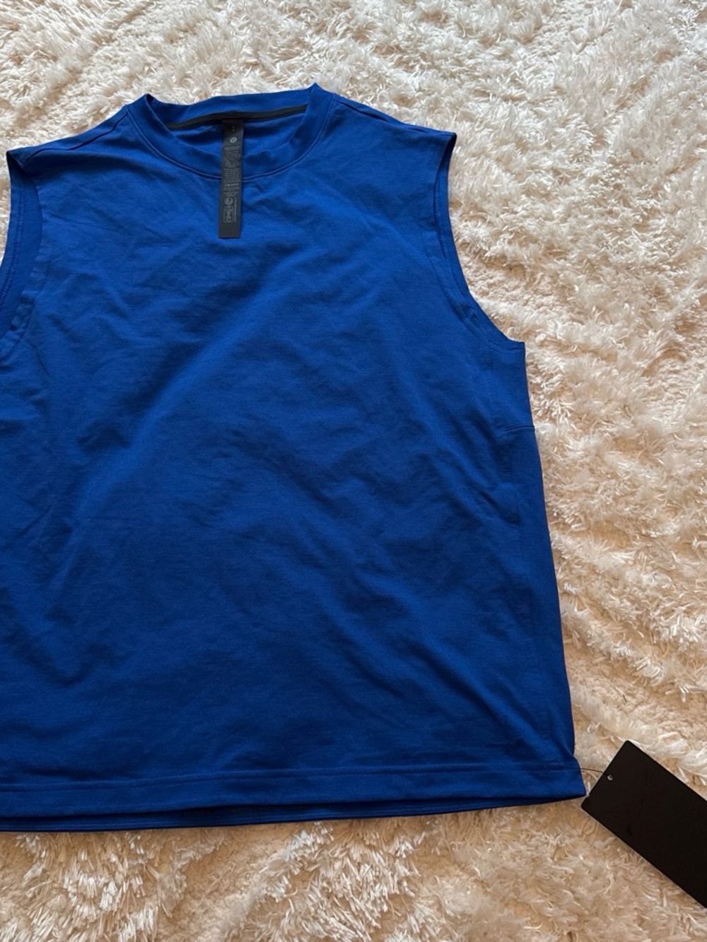 lululemon athletica Men's Sleeveless Crew Tank — Royal Blue